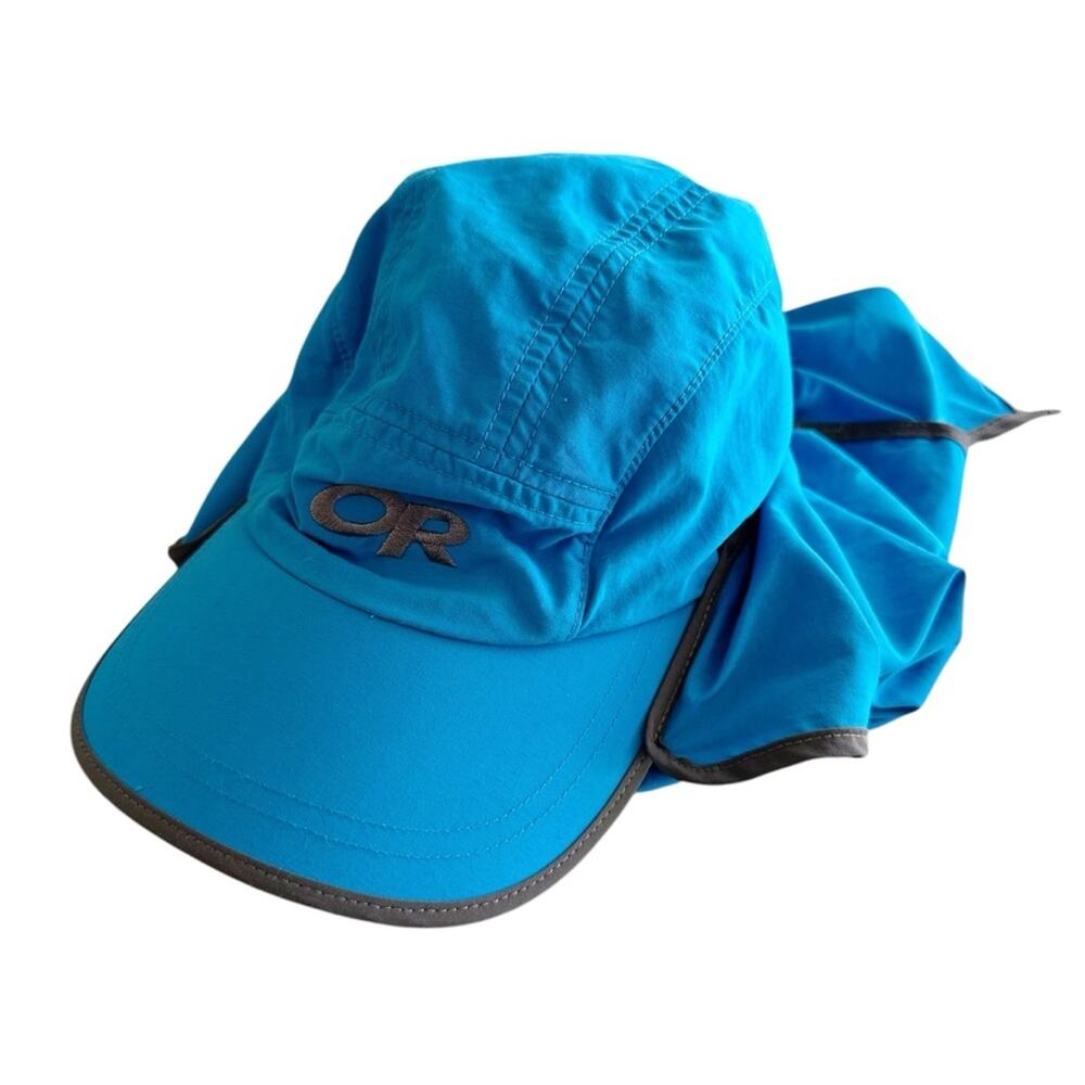 Outdoor Research Kids XS Sun Runner Hat with UPF 50+ Cape Blue